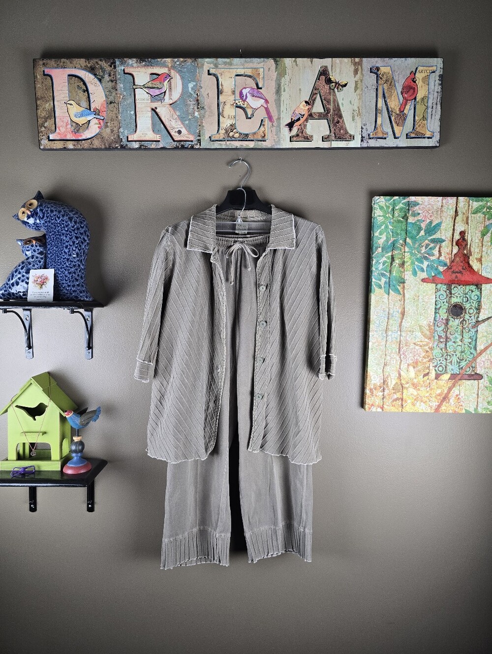 Focus 100% Cotton Lagenlook Top Pant Set